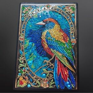 Colorful Hand Crafted Bejeweled Diamond Art Notebook
